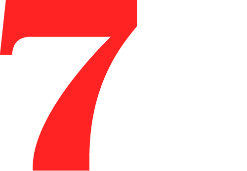 711 logo white