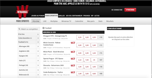 Les meilleures cotes et un bons de 100 euros