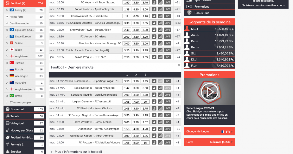 Site Paris Sportif Suisse Site Paris Sportif Suisse