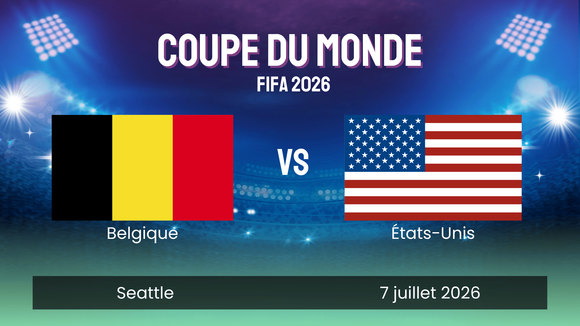Belgique usa cdm