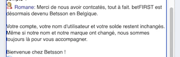 Betfirst compte betsson