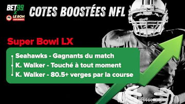 Cotes boostees superbowl