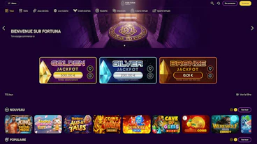 Page accueil fortuna be