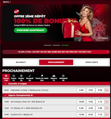 Capture écran de la section Prochainement sur le site PowerPlay