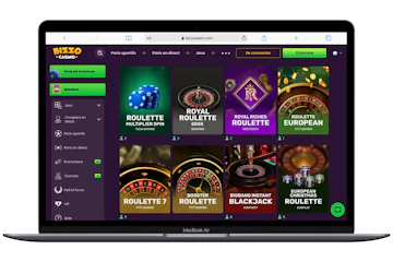 Roulette en ligne bizzo